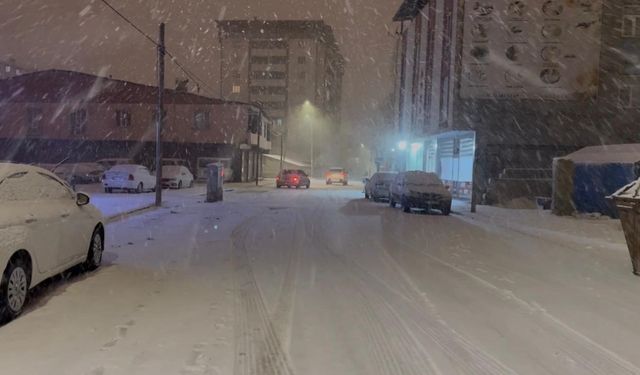 Patnos’ta Kar Ulaşımı Durdurdu: Tırlar Yolda Kaldı