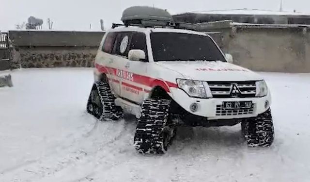 Şanlıurfa’da 112 Ekipleri Zorlu Kış Koşullarında Müdahale Etti