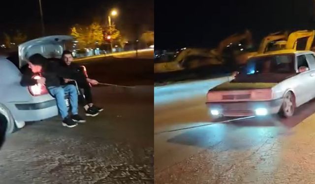 Arızalı TOFAŞ’ı Bagajdan İple Çektiler, O Anlar Kamerada