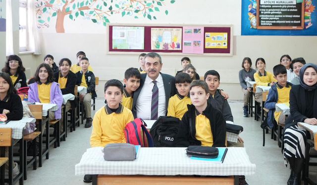 Milli Eğitim Bakanı Tekin’den Bingöl’de Okul Ziyaretleri