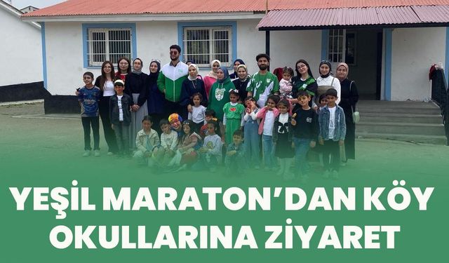 Yeşil Maraton’dan Köy Okullarına Ziyaret