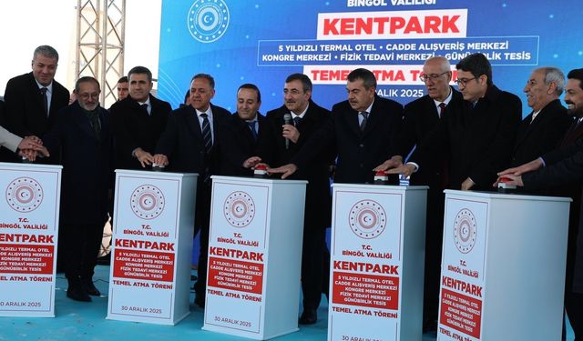 Bingöl Kentpark Projesinin Temeli Atıldı