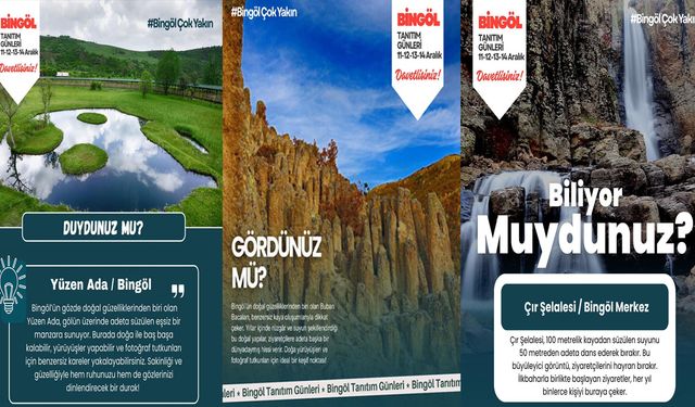 İstanbul Atatürk Havalimanı'nda Bingöl'ün Tanıtımı Yapılacak