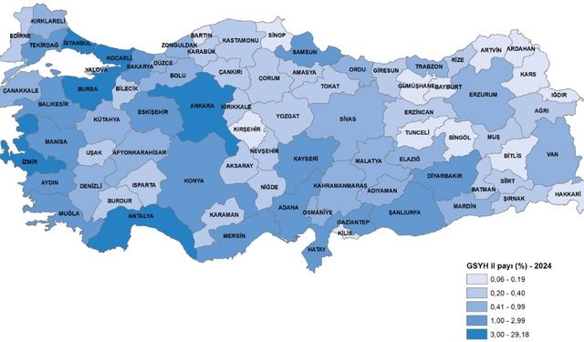 Bingöl’de GSYH 79.5 Milyar TL Olarak Açıklandı