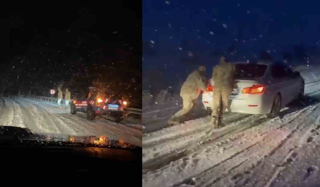 Muş’ta Yoğun Kar Yağışı Ulaşımı Aksattı