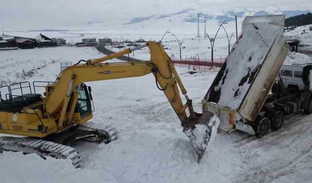 Kars'ta 'Kardan Heykeller Sergisi' Hazırlıkları
