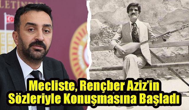 Rençber Aziz’in Sözleriyle Konuşmasına Başladı