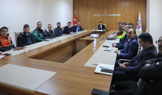 Bingöl'ün İlçesinde 'Kış Tedbirleri Toplantısı'