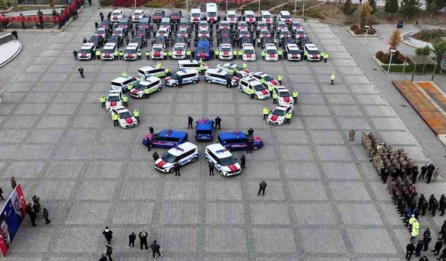 Elazığ'da 84 Araç Törenle Hizmete Alındı