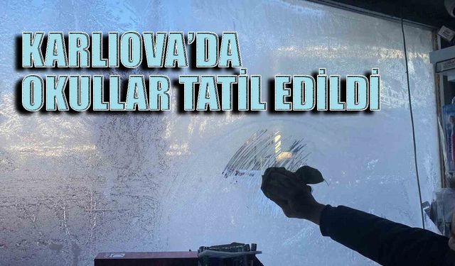 Karlıova’da Okullar Tatil Edildi