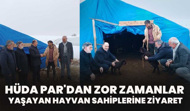 HÜDA PAR'dan Zor Zamanlar Yaşayan Hayvan Sahiplerine Ziyaret!