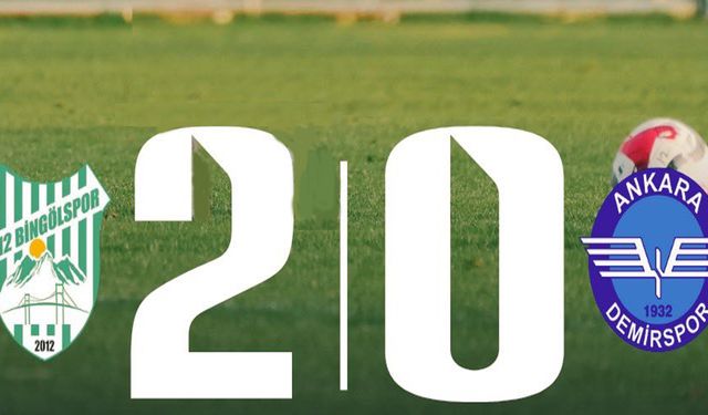 12 Bingölspor, 2. Lig Ekibini Yendi