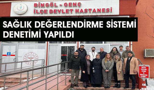 Bingöl'ün İlçesinde Sağlık Değerlendirme Sistemi Denetimi