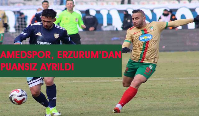 Amedspor, Erzurum Deplasmanından Puansız Döndü