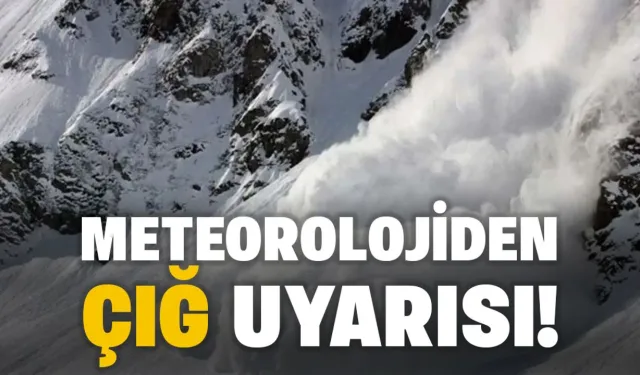 Bingöl İçin Çığ Uyarısı Yapıldı