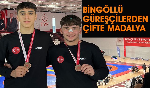 Bingöllü Güreşçiler, Elazığ’dan Bronz Madalyayla Döndü