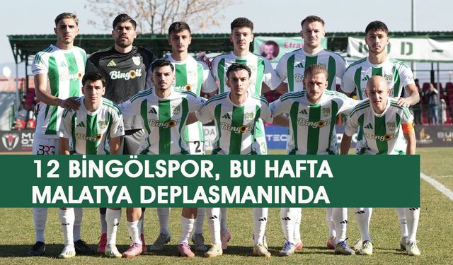 12 Bingölspor, Malatya Deplasmanına Gidecek