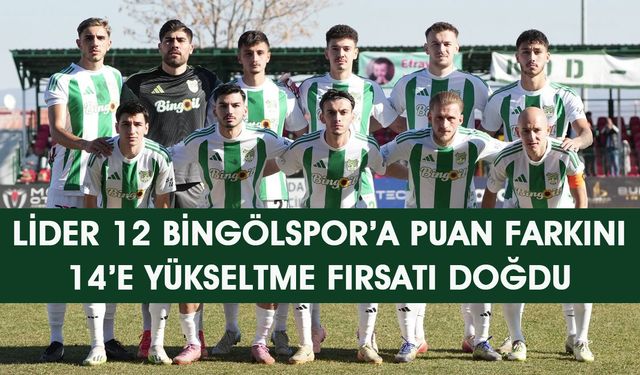 Maçı Ertelenen 12 Bingölspor'un Gruptaki Takipçileri Puan Kaybetti