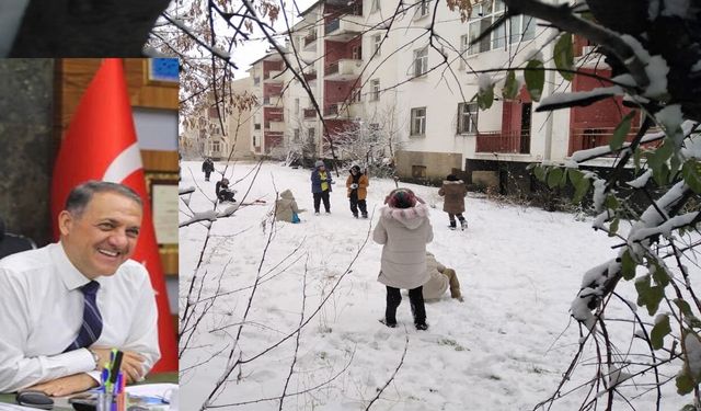 Vali Usta 'Kar Tatili' Sinyali Verdi!