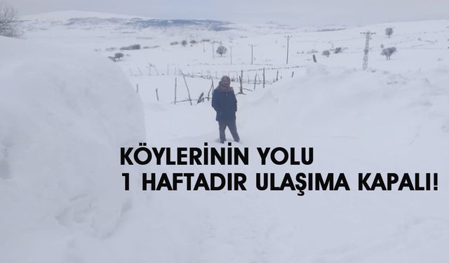 Tepebaşı Köyü'nden Bağatarhan: Yolumuz 1 Haftadır Kapalı!