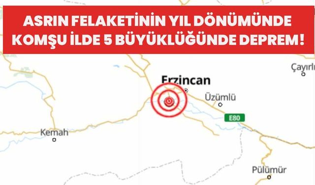 Asrın Felaketinin Yıl Dönümünde Komşu İlde 5 Büyüklüğünde Deprem!