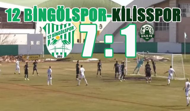 12 Bingölspor, Gol Oldu Yağdı: Puan Farkını 12 Yaptı