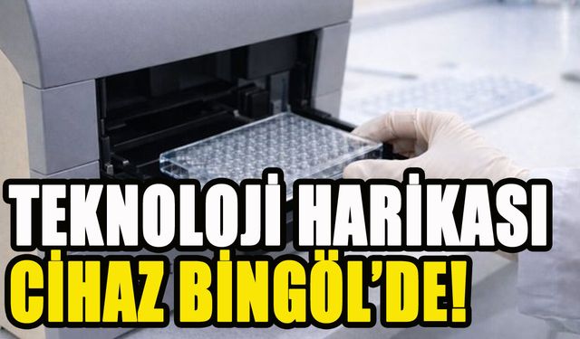 Bingöl’deki Araştırma Merkezi’ne ELISA Cihazı!