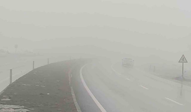 Bingöl'de Yoğun Sis Etkili Oldu
