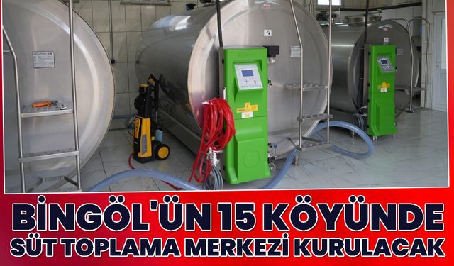 Bingöl'ün 15 Köyünde Süt Toplama Merkezi Kurulacak