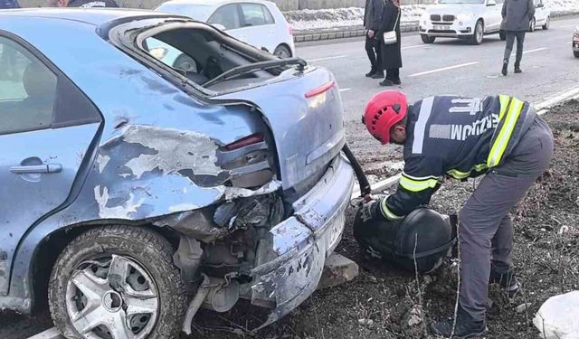 Kazada, Otomobilin Tüp Tankı Koptu