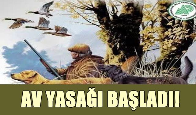 Bingöl'de Av Yasağı Başladı!