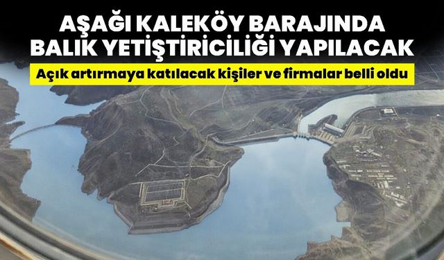 Bingöl'deki Baraj Gölü Balık Yetiştiriciliğine Hazırlanıyor