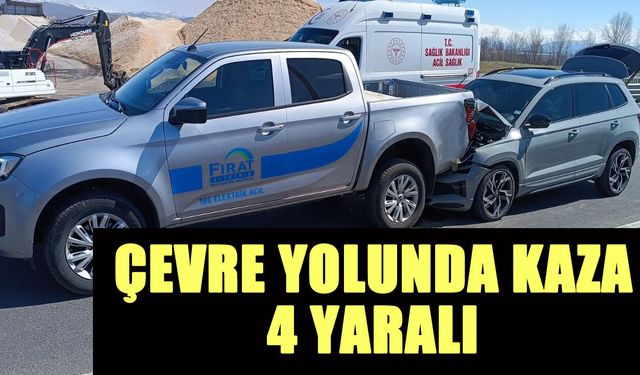 Çevre Yolunda Trafik Kazası: 4 Yaralı