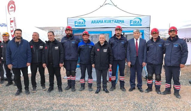 Fırat EDAŞ Arama Kurtarma Ekibi, AFAD tatbikatında yer aldı