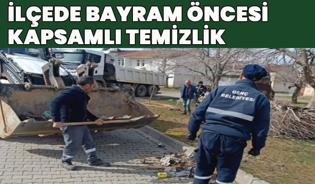 Bingöl’ün İlçesinde Bayram Temizliği