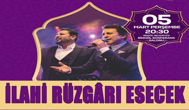 Bingöl’de 'Abdurrahman Önül Konseri' Bu Gece