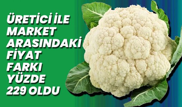 Üretici İle Market Arasındaki Fiyat Farkı Yüzde 229 Oldu