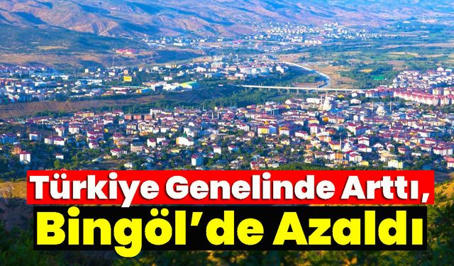 Konut Satışları Türkiye Genelinde Arttı, Bingöl’de Azaldı