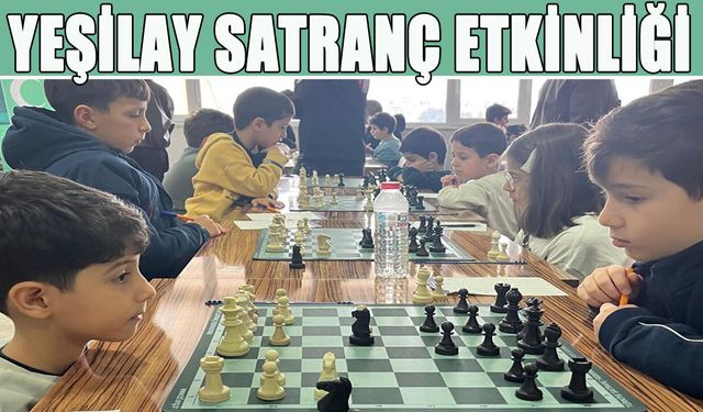 Bingöl’de Yeşilay Haftası’nda Satranç Etkinliği