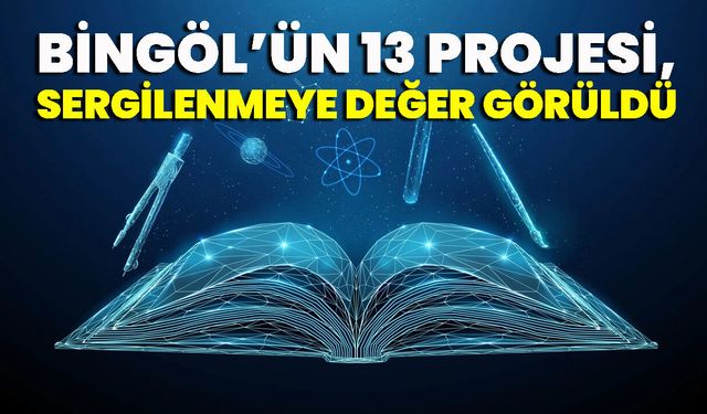Bingöl’ün 13 projesi, sergilenmeye değer görüldü