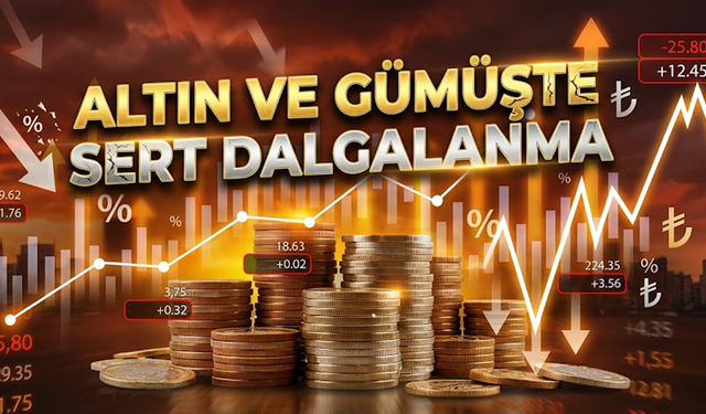 Altın Ve Gümüşte Sert Dalgalanma