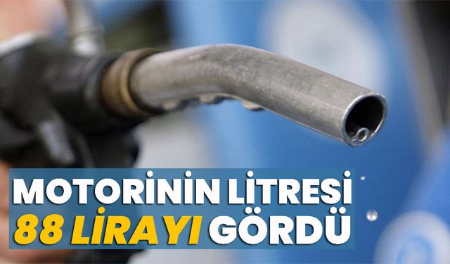 Bingöl’de Motorinin Litresi 88 Lirayı Gördü