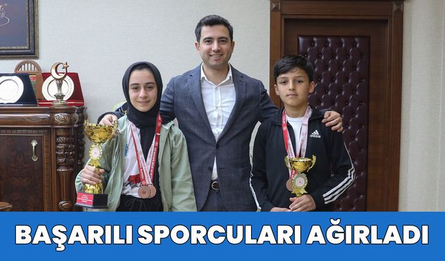 Kaymakam Güzel, Başarılı Sporcuları Ağırladı