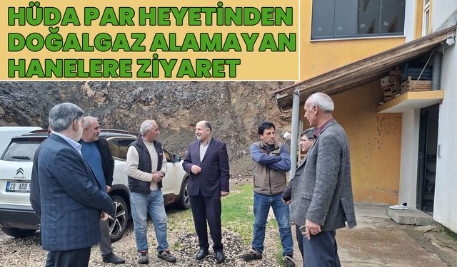 Bingöl’de Doğalgaz Hizmeti Alamayan Vatandaşlara Ziyaret