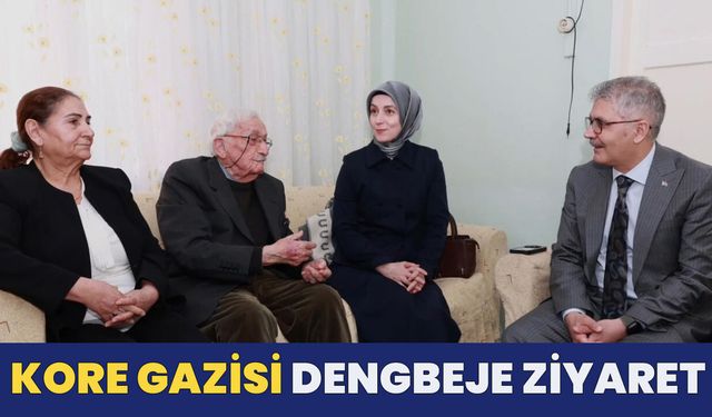 Vali Çelik’ten, Kore Gazisi Dengbeje Ziyaret