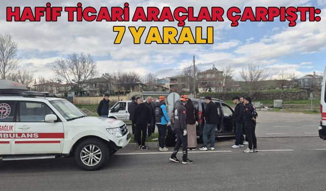 Bingöl'de Trafik Kazası: 7 Yaralı