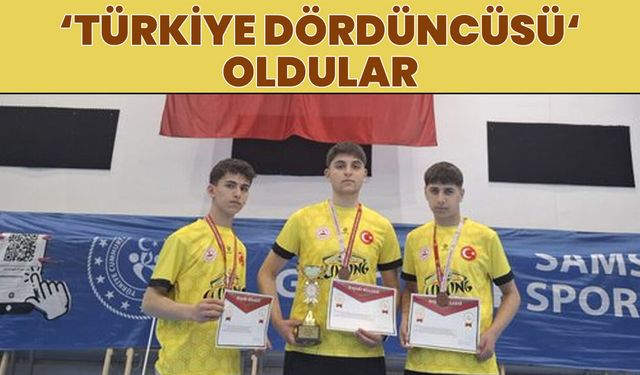Bingöl Takımı ‘Türkiye Dördüncüsü’ Oldu