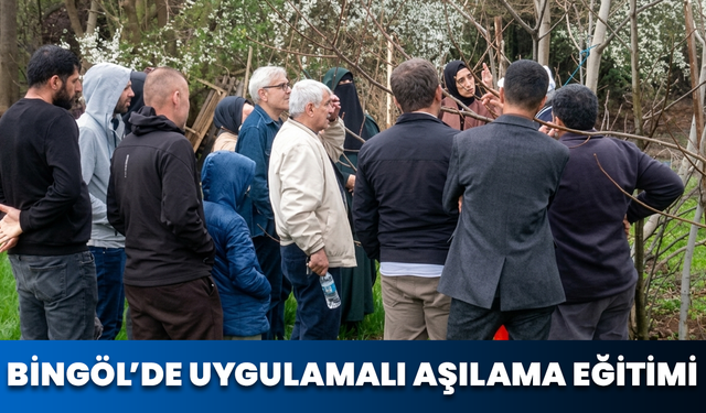 Bingöl’de Uygulamalı Aşılama Eğitimi