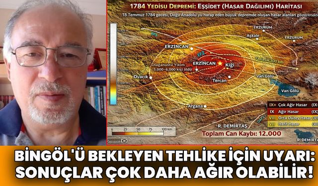 Bingöl'ü Bekleyen Tehlike İçin Uyarı: Sonuçlar Çok Daha Ağır Olabilir!