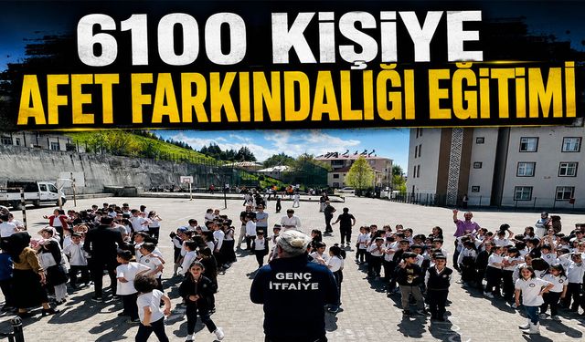 Bingöl’ün İlçesinde 6 bin 100 Kişiye Afet Farkındalığı Eğitimi